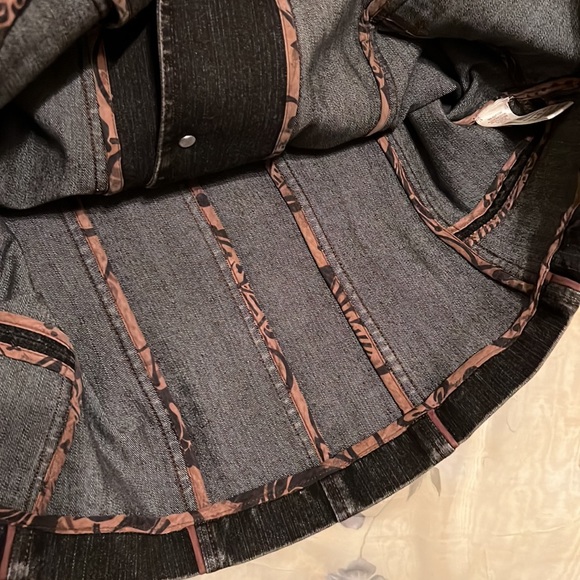 SIGRID OLSEN Collection Denim Jean Jacket - Picture 6 of 8